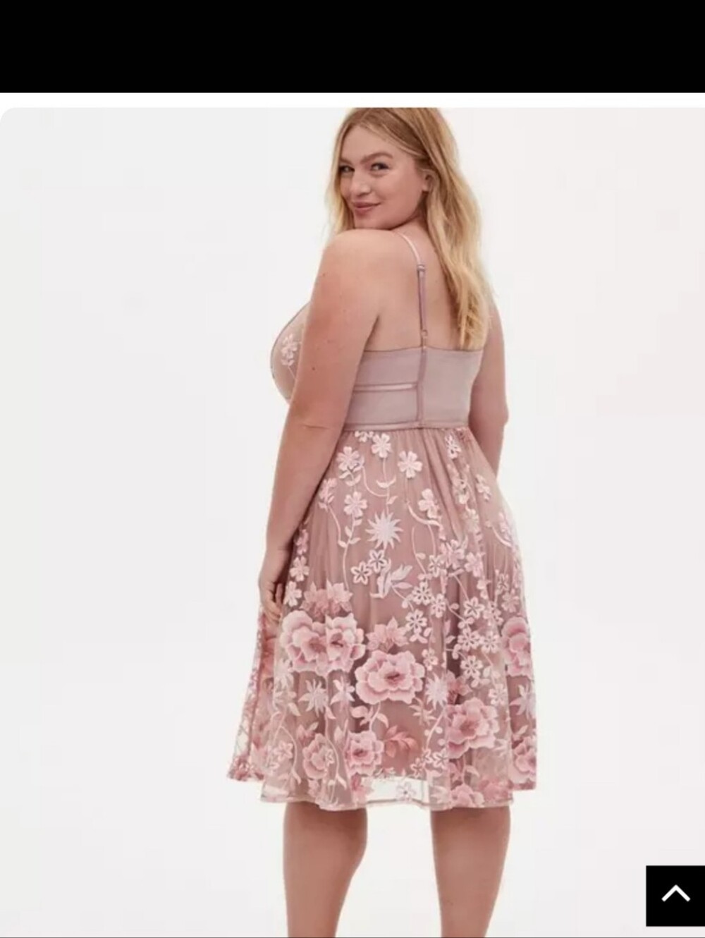 NWOT Torrid Midi Mesh Dress - Picture 3 of 9